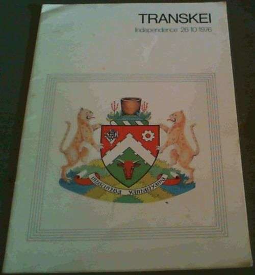 `TRANSKEI INDEPENDENCE 26.10.1976`