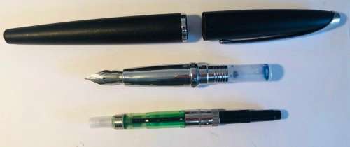 CROSS ATX TRIO SET: BALLPOINT PEN, FOUNTAIN PEN AND PENCIL IN BOX!