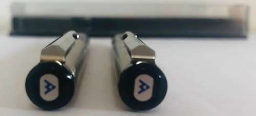 PARKER STAINLESS STEEL BALLPOINT PEN AND PENCIL SET IN ORIGINAL BOX