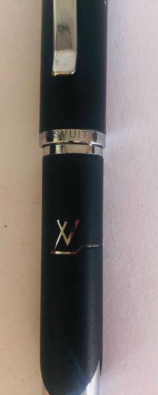 LOUIS VUITTON VINTAGE BALLPOINT PEN IN ORIGINAL BOX