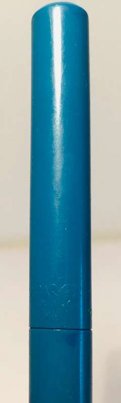VINTAGE PARKER VECTOR BLUE-GREEN ROLLERBALL PEN IN EXCELLENT CONDITION