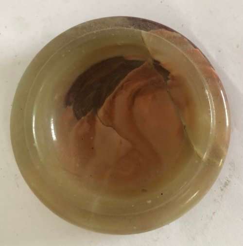ONYX SMALL ASHTRAY MADE IN ITALY IN EXCELLENT CONDITION