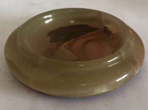 ONYX SMALL ASHTRAY MADE IN ITALY IN EXCELLENT CONDITION
