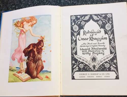 "RUBAIYAT OF OMAR KHAYYAM" BY EDWARD FITZGERALD AND WILLY POGANG