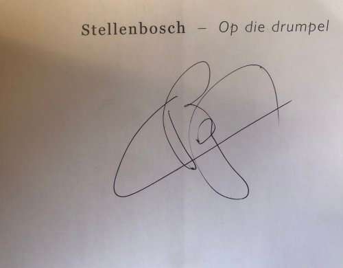 SIGNED! `STELLENBOSCH - OP DIE DRUMPEL` PHOTOGRAPHS BY CHARLES BIGGS