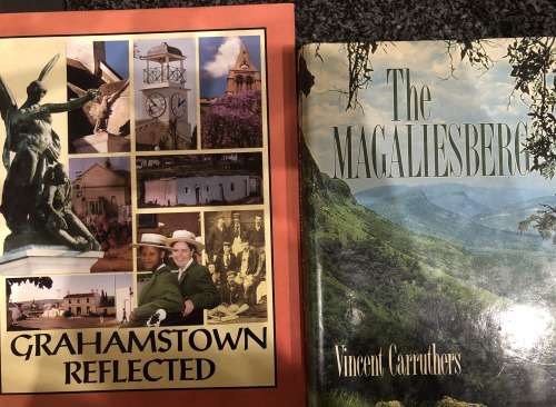 GRAHAMSTOWN REFLECTED BY EMILY O`MEARA AND THE MALIESBERG BY VINCENT CARRUTHERS
