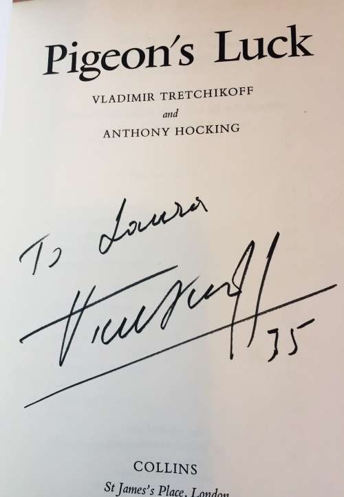 SIGNED!! `PIGEON`S LUCK` V TRETCHIKOFF, FIRST EDITION