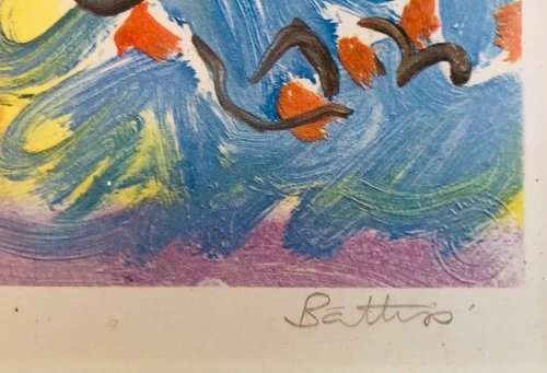 SIGNED!! LIMITED EDITION PRINT! WALTER BATTISS `SEA SWALLOWS`