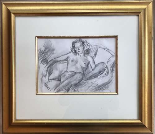 SIGNED!! ROBERT BROADLEY ORIGINAL DRAWING, BEAUTIFULLY FRAMED