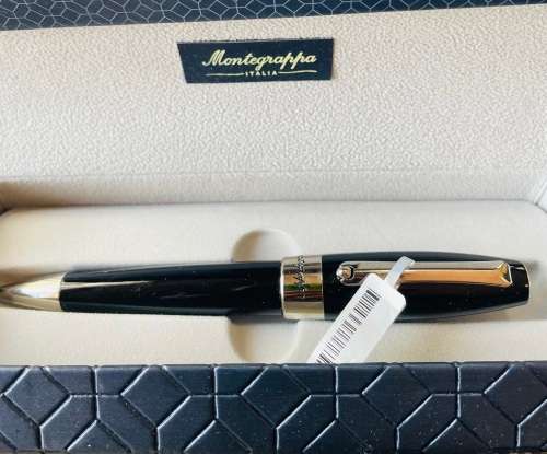 MONTEGRAPPA FORTUNA BALLPOINT PEN UNUSED IN BOX WITH ORIGINAL TAGS AND WORKING REFILL MADE IN ITALY