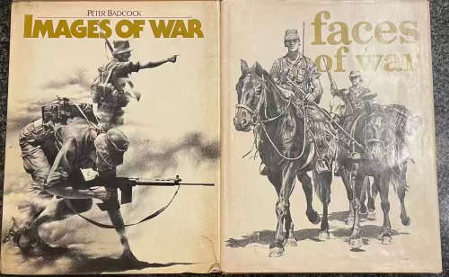 IMAGES OF WAR AND FACES OF WAR BY PETER BADCOCK