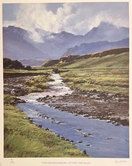 RARE!! ONE SET OF 12 SIGNED AND NUMBERED JOHN MEYER PRINTS IN FINE SLIPCASE UNFRAMED