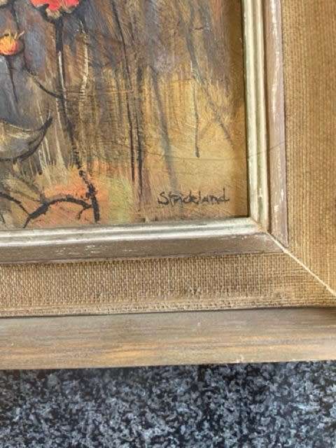 SIGNED!! ANTHONY STRICKLAND ORIGINAL PAINTING - LISTED SOUTH AFRICAN ARTIST