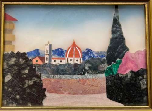 ALFREDO BUCCIONI - VIBRANT ITALIAN STONE ART - `PIETRA DURA`, MADE IN ITALY