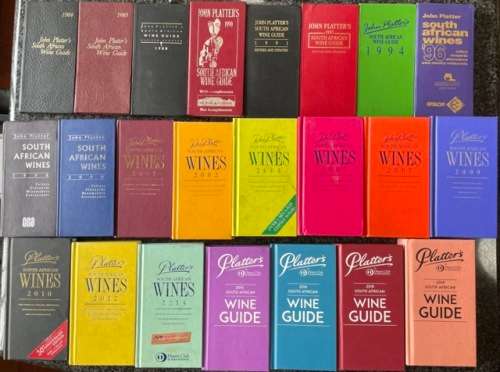 JOHN PLATTER WINE GUIDE SET INCLUDES SELECTED COPIES FROM 1985 TO 2019