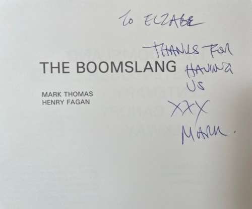 SIGNED!! `THE BOOMSLANG KIRSTENBOSCH CENTENARY TREE CANOPY WALKWAY` BY MARK THOMAS & HENRY FAGAN