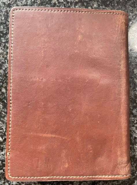 VINTAGE HERMES GENUINE LEATHER NOTEBOOK HOLDER