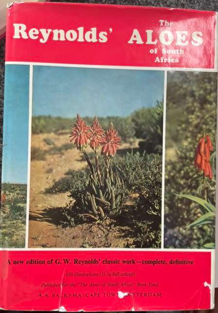 `THE ALOES OF SOUTH AFRICA` BY GW REYNOLDS