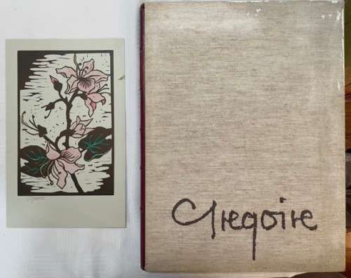 GREGOIRE BOONZAIER LINOCUT AND COLLECTOR`S EDITION BOOK