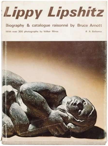 SIGNED BY ARTIST AND AUTHOR!! DELUXE `LIPPY LIPSHITZ` BIOGRAPHY & CATALOGUE RAISONNE BY BRUCE ARNOTT