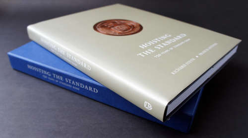 `HOISTING THE STANDARD 150 YEARS OF STANDARD BANK` BY RICHARD STEYN AND FRANCIS ANTONIE