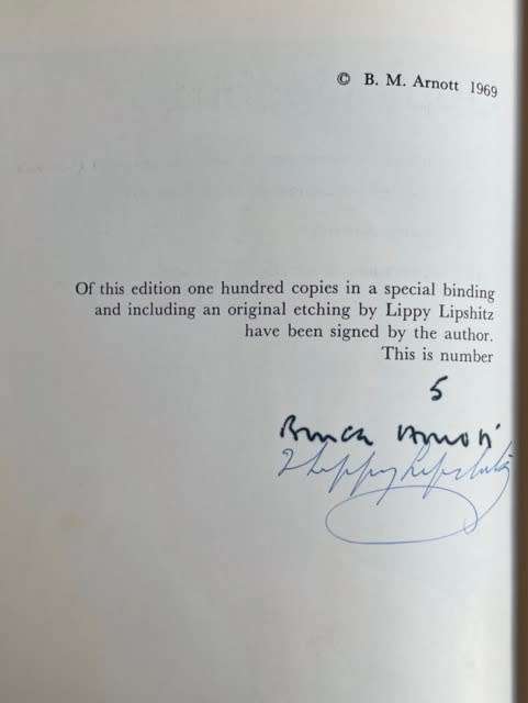 SIGNED BY ARTIST AND AUTHOR!! DELUXE `LIPPY LIPSHITZ` BIOGRAPHY & CATALOGUE RAISONNE BY BRUCE ARNOTT