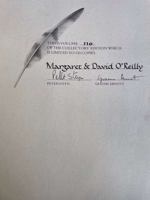 DELUXE EDITION DOUBLE SIGNED! HUNTERS OF THE AFRICAN SKY BY P STEYN & G ARNOTT NUMBERED 116/150