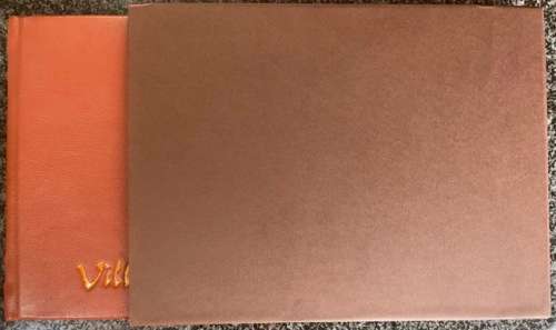 DOUBLE SIGNED!! DELUXE EDITION `VILLA IN BRONZE` LEATHERBOUND, NUMBERED 7/15 IN FINE SLIPCASE