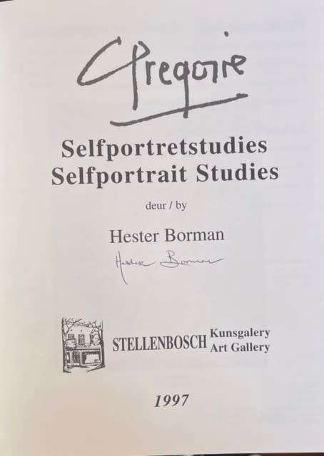 `GREGOIRE SELFPORTRETSTUDIES - SELFPORTRAIT STUDIES` BY HESTER BORMAN