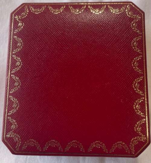 SMALL ORIGINAL CARTIER BOX IN EXCELLENT CONDITION.