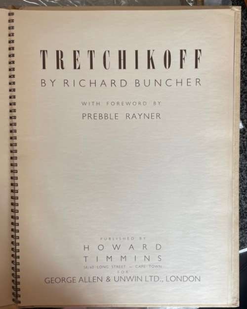 `TRETCHIKOFF` BY RICHARD BUNCHER, 1950, LEATHER BOUND