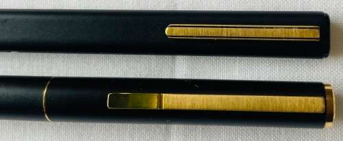 RARE!! AURORA HASTIL FOUNTAIN PEN WITH 14K GOLD NIB & THESI BALLPOINT PEN SET IN BOX