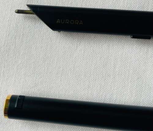 RARE!! AURORA HASTIL FOUNTAIN PEN WITH 14K GOLD NIB & THESI BALLPOINT PEN SET IN BOX