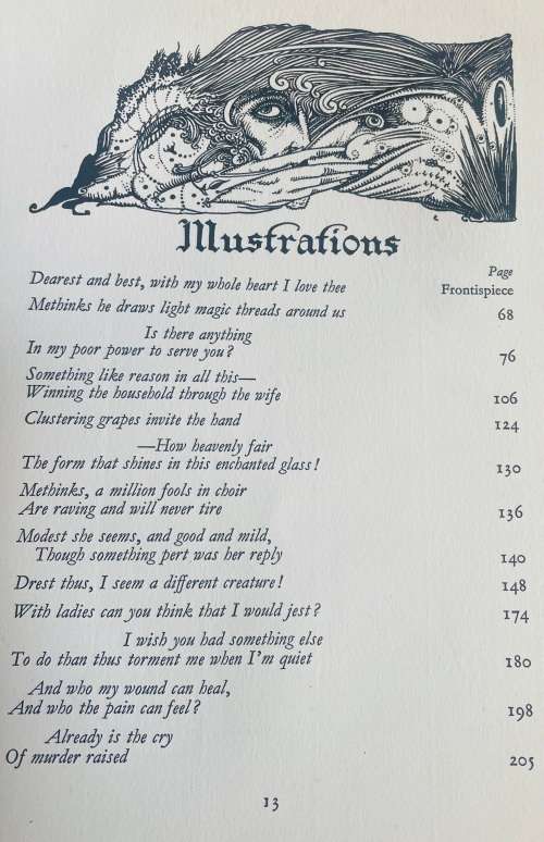 `FAUST BY GOETHE` ILLUSTRATIONS BY HARRY CLARKE, SIGNED, NUMBERED EDITION
