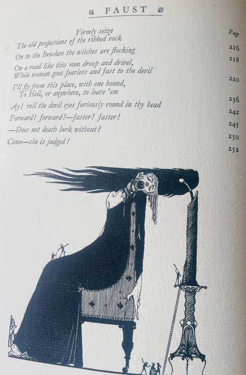 `FAUST BY GOETHE` ILLUSTRATIONS BY HARRY CLARKE, SIGNED, NUMBERED EDITION