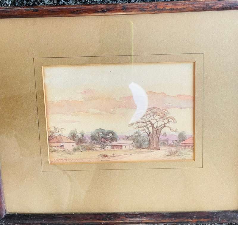 SIGNED!! ERICH MAYER (1876-1960) WATERCOLOUR PAINTING