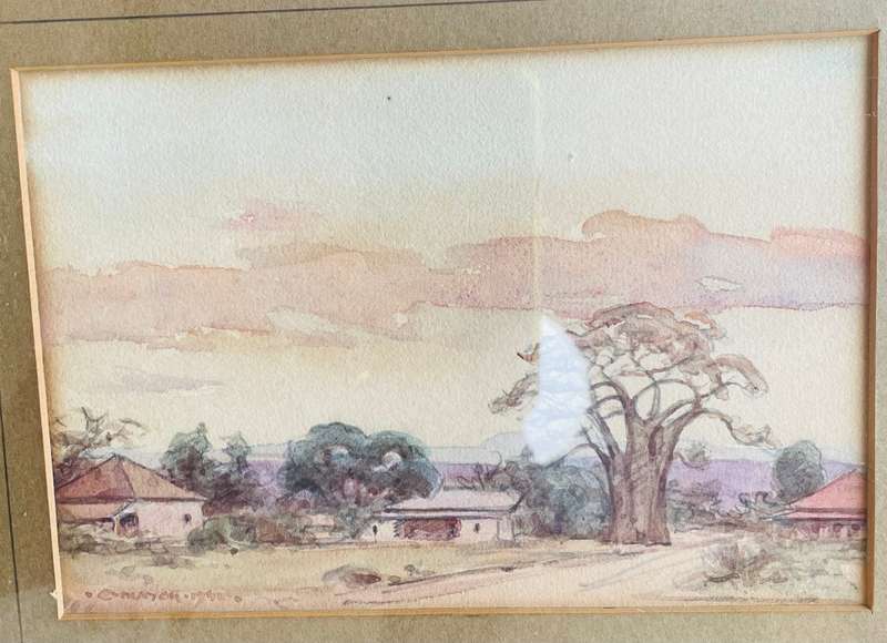 SIGNED!! ERICH MAYER (1876-1960) WATERCOLOUR PAINTING