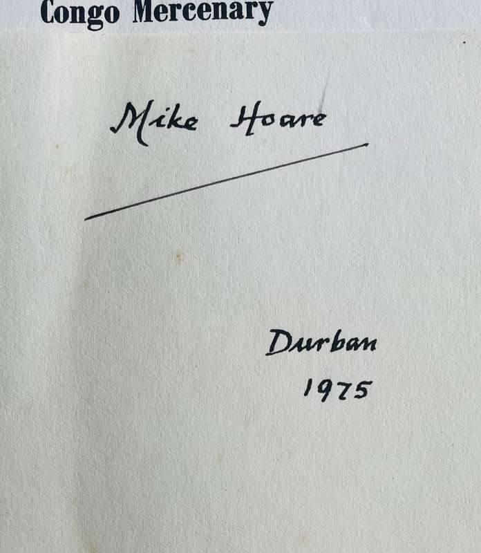 SIGNED! `CONGO MERCENARY` MIKE HOARE