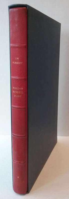 WILLIAM RUSSELL FLINT `AN AUTOBIOGRAPHY - IN PURSUIT` PRIVATELY PRINTED, NUMBERED AND SIGNED!