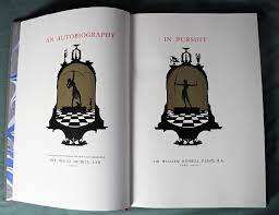 WILLIAM RUSSELL FLINT `AN AUTOBIOGRAPHY - IN PURSUIT` PRIVATELY PRINTED, NUMBERED AND SIGNED!