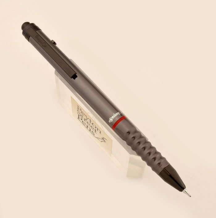 ROTRING 400 DUO MULTI BALLPOINT PEN & 0,5 MM PENCIL IN GUN METAL GREY FINISH IN BOX