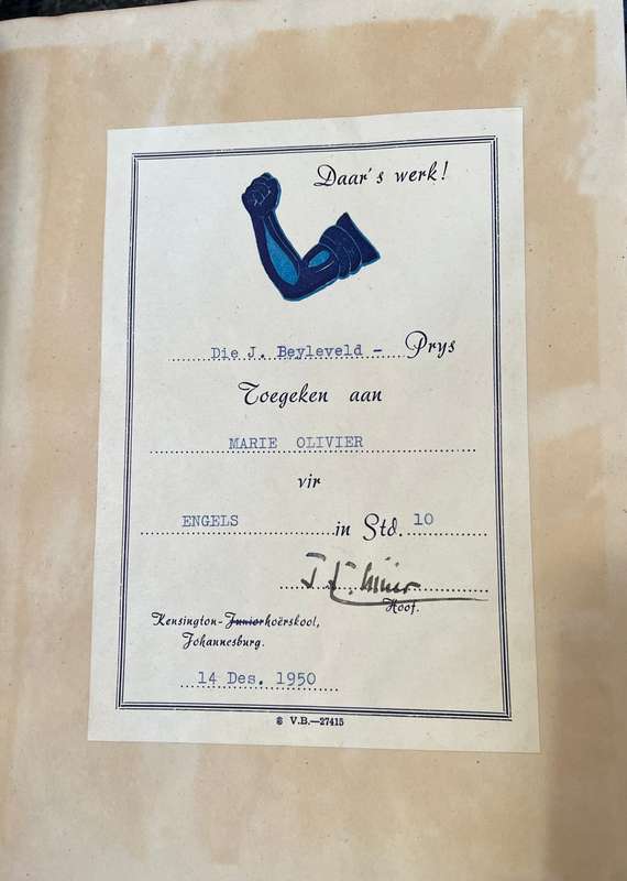 SIGNED! MY KWAS VERTEL BY WH COETZER