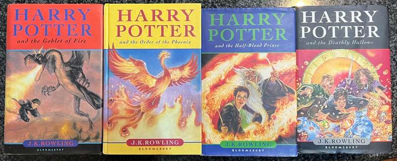 1ST EDITION HARRY POTTER! 4TH, 5TH, 6TH, AND 7TH