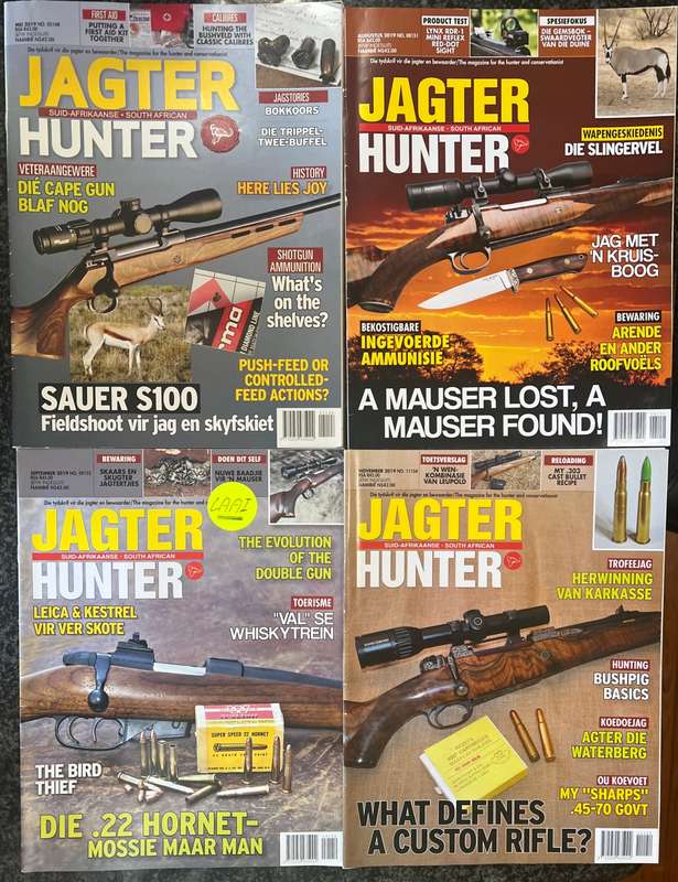 APPROXIMATELY 96 JAGTER HUNTER MAGAZINES - 2012 TO 2023