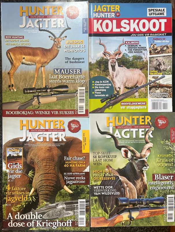 APPROXIMATELY 96 JAGTER HUNTER MAGAZINES - 2012 TO 2023