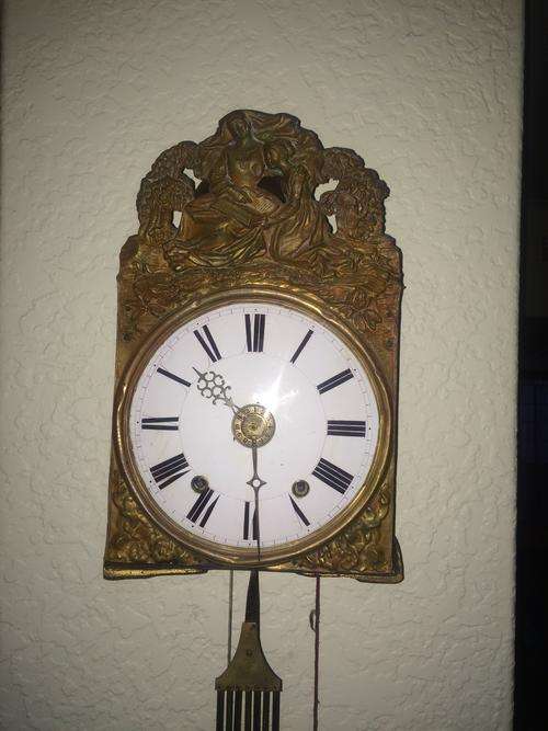 atique French Chamouis clock