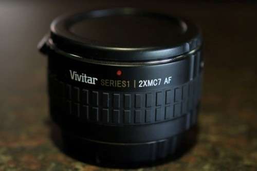 Vivitar 2xMC7 AF teleconverter for Canon EF