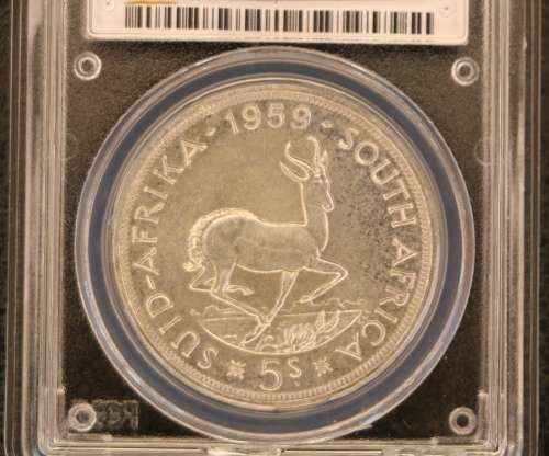 1959 5 Shilling PCGS PL64