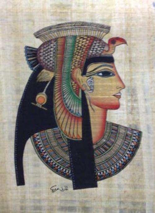 ANCIENT EGYPTIAN TRADITIONAL PAPYRUS ART