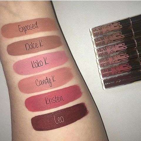 28 Colors In Stock Kylie Jenner Liquid Lipstick Lipgloss Matte Lip liner Combo Kit